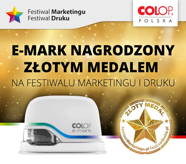 e-mark colop złoty medal festiwal druku